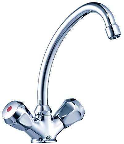Ideal Standard B2163AA Low-Pressure Mixing Tap 150 mm Radius Flexible Hose Chrome