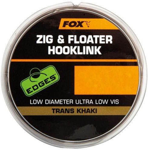 Fox Zig and Floater Hooklink Trans Khaki 100m - Vorfachschnur