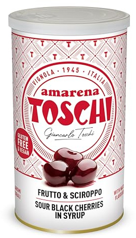 AMARENA Toschi FRUTTO E SCIROPPO VASETTO 400g (50% frutto e 50% sciroppo)