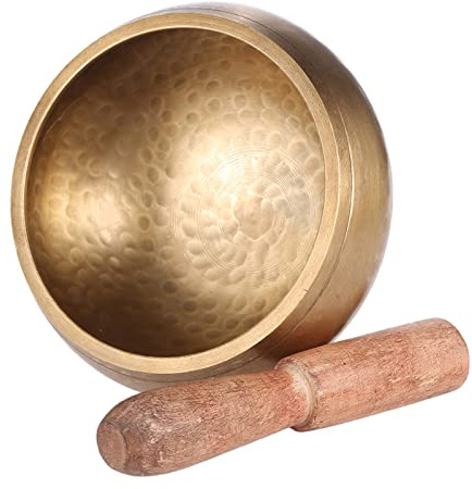 summina Klangschalen Tibetische Klangschale 3-Zoll Singing Bowl für Yoga Meditation Entspannung,Stress und Angst Relief
