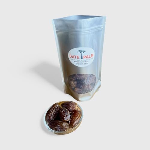 Pitted California Medjool Dates Natural Sweets Ready to Serve in Resealable Bag for Gift & Party 1LB