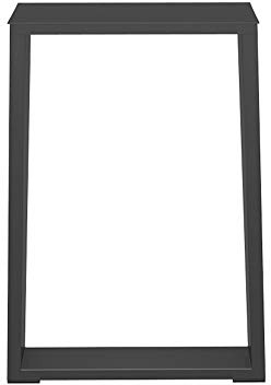 Trapezoidal Table Legs,Cast Iron Furniture Legs,Dining Table/Industrial Modern/Bar Legs/Support Feet/trestle,Height 28in(1 Piece) (D 650X720mm(26X28in))