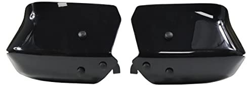 TPARIS 1 Paar Motorrad Lenker Handschützer, für Honda Forza 350 Forza 300 Forza125 2018-2023 Handschutz Griffschutz Schild Handguards Windschutzscheibe Motorrad Zubehör,Black Style