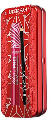 Deborah Milano - Set Regalo Donna Trucco Occhi in Latta, Include Mascara Like a PRO e Matita 24 Ore 251 Black, N.1