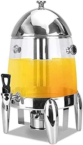 FAiruo Dispensador de Bebidas, Dispensador de Cerveza, Dispensador de Cerveza de Acero Inoxidable, Dispensador de Bebidas en Forma de Huevo con Soporte de Cuatro Patas