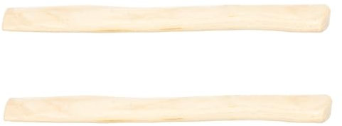 Hemobllo Holzgriff Ersatz 2 Stück 36cm Axtstiel aus Natürlichem Holz Ersatzgriff für Beil und Axt Zubehör für Brennholz und Außenbereich