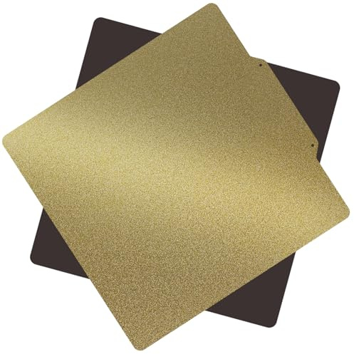 TIOPY Flexible Magnetische PEI Platte 3D Druckbett 250x265 mm, Flexibler Magnetaufkleber Abnehmbares beheiztes Bett Aufbauplatte für Vyper/ M5
