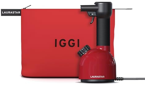 Laurastar IGGI Travel Edition, Tragbarer Dampfglätter | Glättet & frischt Textilien auf, Kompakt, für Reisen geeignet