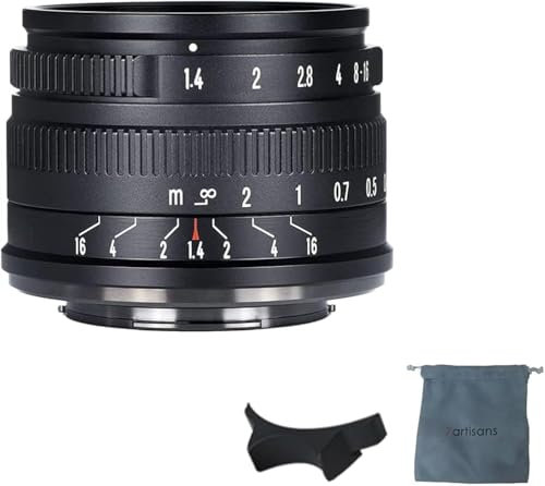 7artisans Lente Fija 35mm F1.4 Mark II APS-C Enfoque Manual Gran Apertura Compatible con cámaras sin Espejo Canon R Mount R RP R5 R6