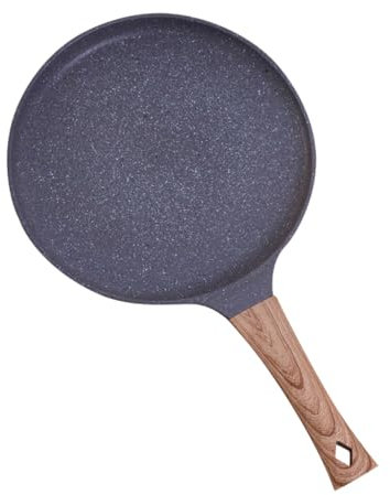 Garneck Holzgriff Pfanne Antihaftbeschichtete Bratpfanne Haushaltspfanne Küchenpfanne Pfanne Mit Holzgriff Aluminiumpfanne Für Omelett Sandwich Pfannkuchen
