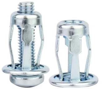 Schraube, Dehnschrauben, 20 Stück M4 x 20 mm Dehnschraube Blütenblattmuttern Jack-Muttern Auto-Metallschraube for Hohlwand Eisen Blütenblattmutter Dehnlaterne