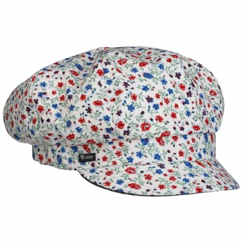 Lipodo Tasja Millefleurs Ballonmütze Damen Made in Italy Frühling Sommer rot One Size