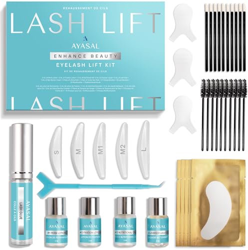 AYASAL Wimpernlifting Set: Koreanische Formel für Schonendes, Thio-freies Wimpernlifting mit detaillierter Anleitung für den Heimgebrauch