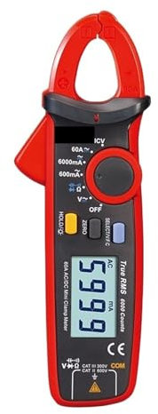 Mini pinza amperometrica digitale UT211B Auto True RMS 60A AC Pinza amperometrica Voltmetro Modalità zero