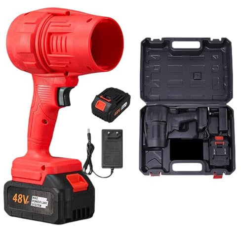 Soplador Inalámbrico - Soplador para Nieve y Polvo - Portátil de Mano con Batería y Cargador para Camping Jardín Ordenador Patio Césped Entrada Casa Coche Nieve