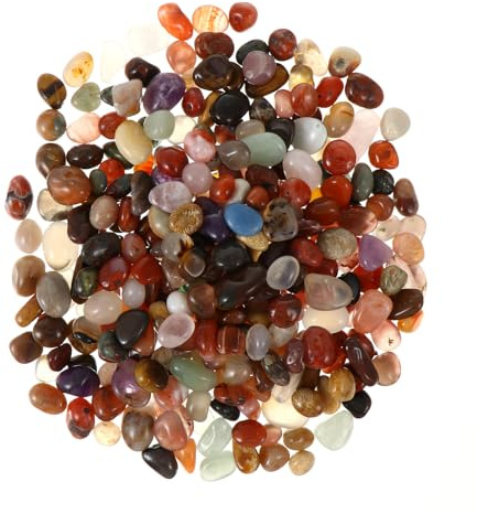 Housoutil Pierres Décoratives Yuhua Stone, Galets de Rivière, 500 G pour Jardin Extérieur, sans Bord, Finition Soignée