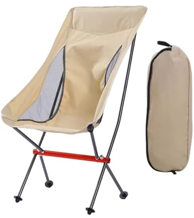 Generisk camping fällstol – vikbar sits, platsbesparande sits för backpacking, för fiske camping picknick terrass balkong trädgård