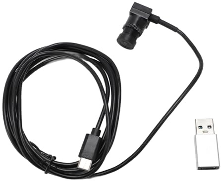 lyrlody 1080P Typ C Webbkamera, USB-kamera med Inbyggd Mikrofon för Bärbar Dator, Smartphone och Videokonferensstreaming