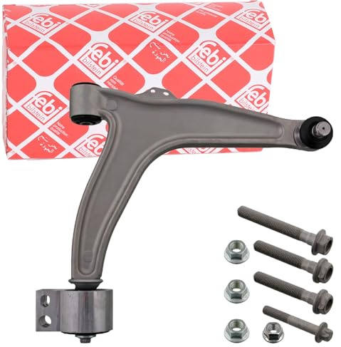 febi bilstein 34228 Querlenker mit Anbaumaterial, Lager und Gelenk, 1 Stück | Kompatibel mit: OPEL SIGNUM CC, VECTRA C, VECTRA C Caravan, VECTRA C CC, SAAB 9-3, 9-3 Cabriolet, 9-3 Kombi