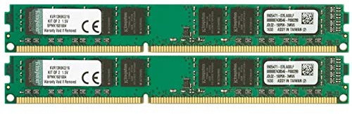 Kingston KVR13N9K2/16 Arbeitsspeicher 16GB (DDR3 Non-ECC CL9 DIMM Kit, 240-pin, 1,5V)