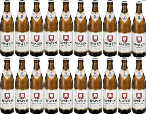 20 x Spaten Münchner hell 0,5 L - 5,2% Alkohol Originalkiste