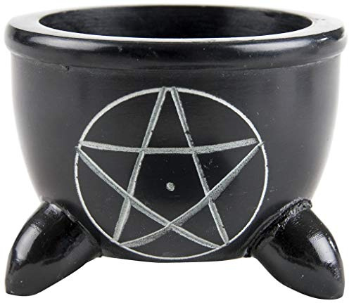 Berk ST-082 Räucher-Zubehör - Specksteinschale Pentagramm, klein
