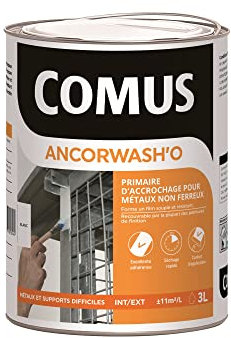 Ancorwash'o Blanc 3L - Primaire d’accrochage en phase Aqueuse pour Métaux Non Ferreux et PVC Rigide