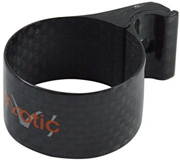 Exotic Full Carbon Umwerfer Clamp, 34,9 mm 3 K Finish vorne mech, nur 6 GM
