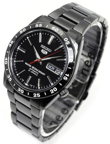 Seiko Herren-Armbanduhr 5 Gent Analog Automatik Edelstahl beschichtet SNKE03K1