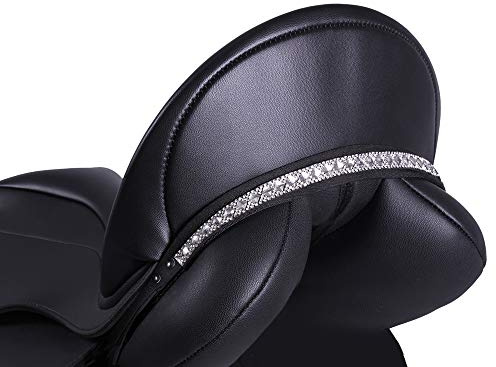 QHP Sattel Jewel Sharina Schwarz/Silber