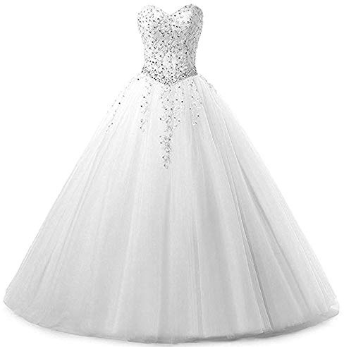 Zorayi Damen Liebsten Lang Tüll Formellen Abendkleid Ballkleid Festkleider