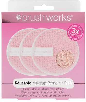 Brushworks HD Reusable Makeup Remover Pads (Pack of 3)