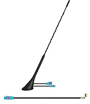 maxxcount Passive Stabantenne für AM/FM und DAB/DAB+ mit FAKRA- / SMB-Anschluss (12V)