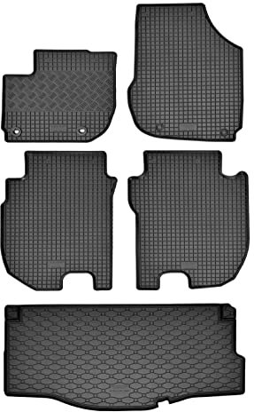 Passgenaue Kofferraumwanne und Gummifußmatten geeignet für Honda Jazz Hybrid ab 2020 EIN Set