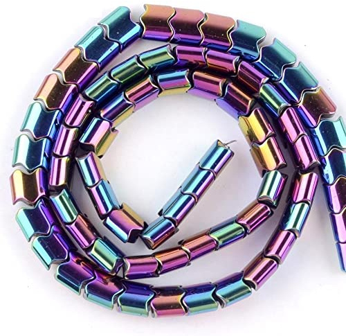 HZLXF1 Perles de Forme de Vague de Pierre de Pierre Naturelle en Pierre de Pierre for la Fabrication de Bijoux Entretoise Perles en Vrac 5 * 4/6 * 5/8 * 8mm Bracelets Bracelets Brin 15 39cm