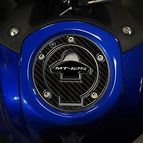 labelbike - 3D Resin Sticker Dekoration och skydd av motorcykel tanklock kompatibel med Yamaha Mt-125 2020-2025