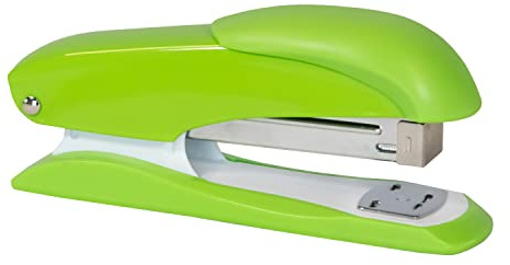 Idena 11543 - Heftgerät 13 cm, inklusive 50 Heftklammern 24/6, grün, für 20 Blatt, 1 Stück