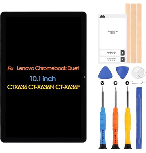 Pour Lenovo Chromebook Duet CTX636 Écran LCD pour CT-X636F CT-X636N 10,1'' Digitizer Écran Tactile Assemblée avec Outils