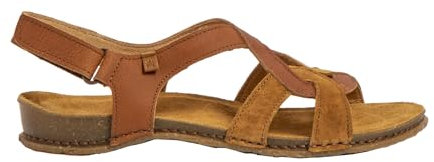 El Naturalista Damen Sling Ballerinas PANGLAO, Frauen Flats,Ballet-Flats,Ausgehschuhe,Abendschuhe,Slip-ons,Slingback,Leder,Toffee,38 EU / 5 UK