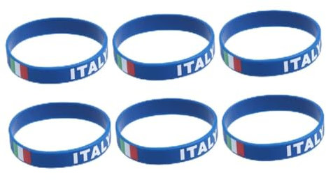 CAXUSD 10stücke Silikonarmband Mit Länderflagge Für Sportspiele Nationalflaggen-armbänder Aus Weichem Silikon Für Fußballfans Und Veranstaltungen