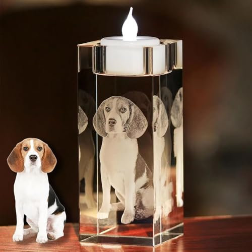 Benutzerdefinierte Kristall-Kandelaber Mit Eigenen Bild Text, Personalisierte 3D-Foto Hochzeit Partei Kerzenhalter, Hochzeit, Weihnachten, Jahrestag, Geburtstage Für Papa, Mama, Ihn, Sie, Haustier(6CM