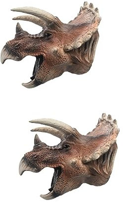 VICASKY 2St Handpuppe Spielzeug für Kinder Handschuhe Lernspielzeug Fingerpuppen Puzzle-Spielzeug saurier Spielzeug Dinosaur Toys Role Play Toy Spielzeuge Spielzeug für Rollenspiele