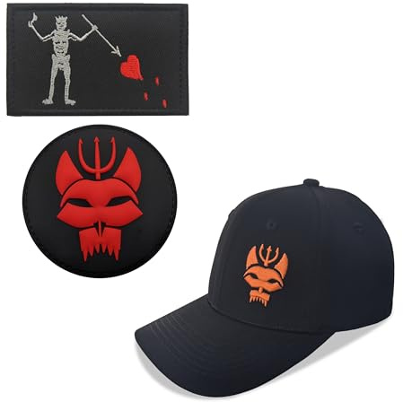 Black Seal Team Six Baseball Cap Flexible Fit Tactical Seals Hat+Patch (1,L)