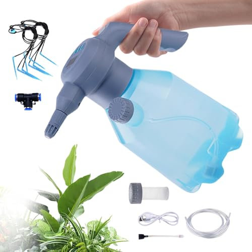 Botella rociadora de riego | Pulverizador de mano | Botella pulverizadora | Botella de riego automático y manual - Temporizador de agua programable de riego de plantas en maceta de interior
