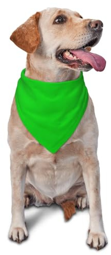 Hundehalstuch, Dreiecks-Lätzchen, Hunde-Taschentuch, niedliches Hundezubehör, Hundehalstuch, grün