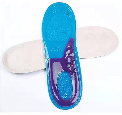 Soletta di Supporto per Plantare in Silicone per Tallone per Corsa Atletica, Inserti per Assorbimento degli Urti con Cuscino in Gel di Silice, Adatta per la Vita (Bambino 31‑33