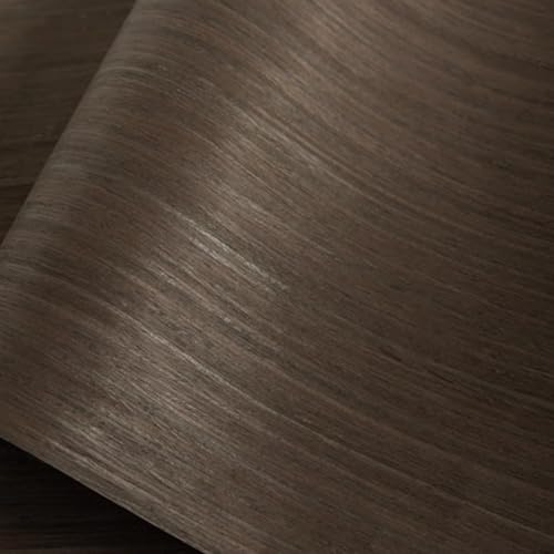 Dunkelbraunes Tech-Holzfurnier, ideal für vielseitige Heim- und Möbeldekoration, DIY, 2,5 x 0,58 m, 0,2 mm