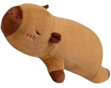 Whnbuij Oreiller Capybara - Oreiller Long Capybara pour Canapé | Oreiller De Corps Capybara, Coussin en Peluche Doux Capybara pour Sommeil Et Détente, Oreiller Décoratif Mignon en Forme De Capybara