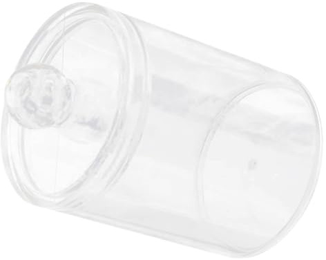 DECORNIJIA Boîte de Rangement Ronde pour Transparent Design Visible et Fonction Étanche à L'Humidité, pour Salle de Bain Élégante