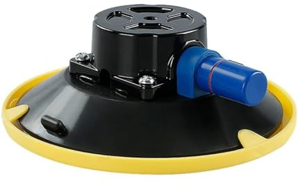 Ventosa de succión M8, ventosa de vacío, base de goma de nitrilo, se puede instalar en coches, barcos, caravanas y muchos otros vehículos, color negro y amarillo